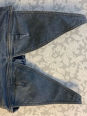LNDN-Denim Crop Top - Washed Blue